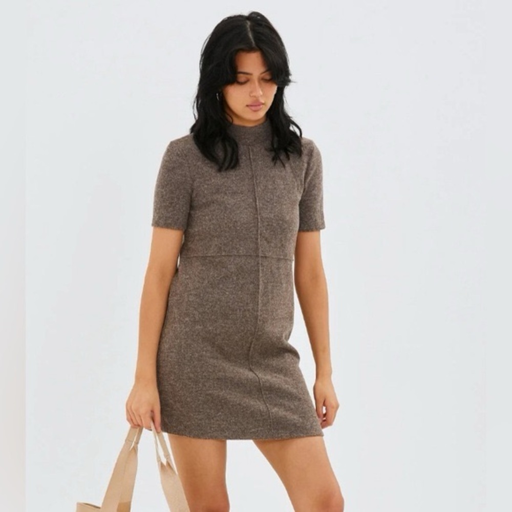 Zara Brown Mini Dress